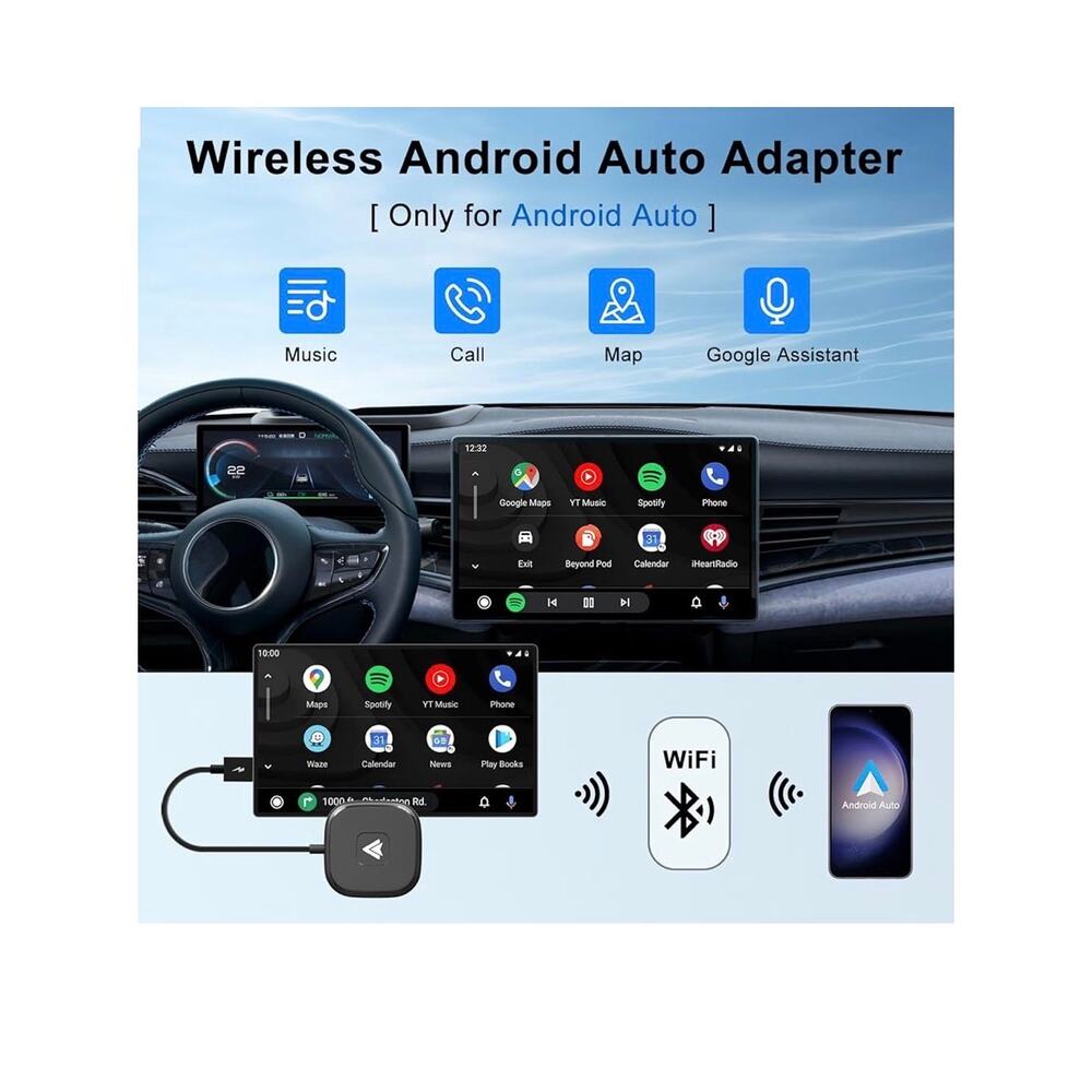 Android Auto Wireless Adapter for Wired Android Auto Cars - Picture 2 of 9